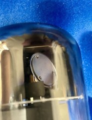 TWO GE 6CA7 EL34 Tubes /Amplitrex 👍/ STRONG PLATE CURRENTS / OO Disc Getter ’83