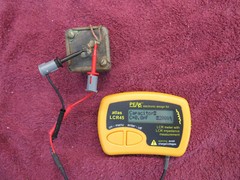 (2) SMALL TRANFORMERS + (1) CAPACITOR WESTERN ELECTRIC ERA UNKNOWN MAKER