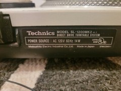 2 Vintage collectible technic 1200 mk’s, Traktor interface, and 2 channel mixer