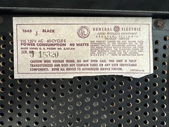 Vintage GE General Electric Trimline 500 Stereo Turntable Parts / Repair READ