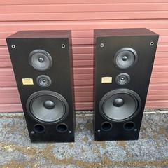 Pioneer CS-R580 3-Way Wood Floor Speakers Black Pair Tested