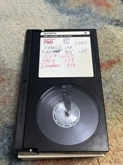 Betamax L-750 Tapes Lot 9 Recorded Sony BASF Kodak Scotch