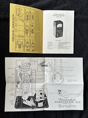 Vintage Heathkit Manuals, Reference Book Preamp WA-P2, Amp W-5M, Handitester M-1