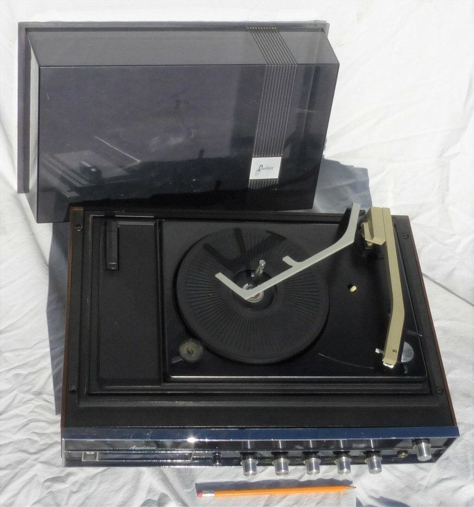 Vint Audition 2515-1 Stereo Multiplex Combo Unit AM/FM Turntable 8-Track Player