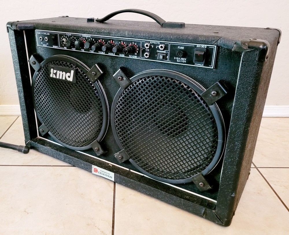 KMD GS130D Guitar Combo Amplifier 2×12 Celestion Speakers 130W SS Amp