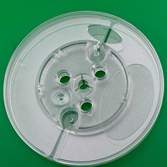5″ TAKE-UP REEL & WHITE BOX ~ 3″ Hub ~ Clear Plastic ~ No Tape ~ NOS