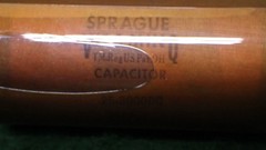 Vintage Sprague Vitamin Q Oil Filled Capacitor 25-30000 DC 205P57