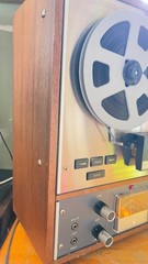 TEAC A-4010S Automatic Reverse Reel to Reel Tape Recorder Tested AR-40S Amp