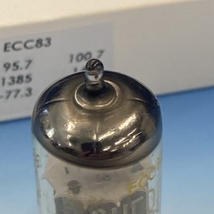 Rare Tungsram ECC83 12AX7, HALO getter, welded Maxi-Preamp II Test = NOS BN4426