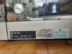 Dual Turntable CS 515