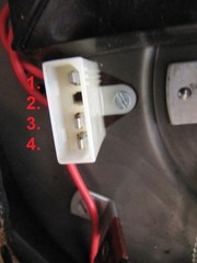 DUAL ELAC POWER CORD Voice of Music Turntable 10H 1019 1229 50H 4 pin AMP LOK