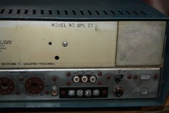 Vintage University Sound T-20 Power Line PA Amplifier – Powers Up – Lights Up