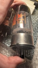 Date & Gm Matched Pair Sovtek 6550 WE 2007 Welded, Dual O Getters Russian Tanks