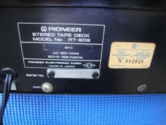 Nice Pioneer RT-909 Reel to Reel Tape Deck – Pro Serviced + 30-Day Warranty #3