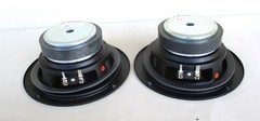 Pair of Unbranded 1132518 2992 130-HWS 8-Ohm 6″ Speakers NOS Germany Tested