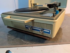 Vintage General Electric Deluxe Automatic Record Player Model V648h WORKS Read