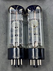 (2) Mullard Reissue EL34 6CA7 Power Tubes Excellent Cond Tests NOS