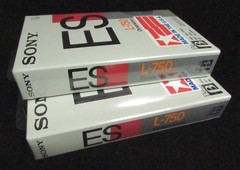 Lot of 2 NEW Sealed SONY ES L-750 DYNAMICRON Blank Beta BETAMAX Recording TAPES