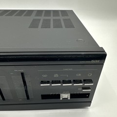 Vintage Mitsubishi DA-U156 Stereo Integrated Amplifier With Manual 120v Black