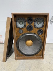 Vintage Kenwood KL-777A Stereo Floor Speaker Wood Grain Working Tested Single