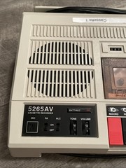 VINTAGE CALIFONE AUDIO CASSETTE RECORDER Model # 5265AV Used in Good Condition