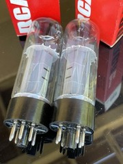 Pair RCA by Matsushita EL34 6CA7 Tubes & Boxes GT Britain Hickok TV7 Tested