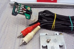 Technics SL-220 RCA Plugs, Ground Wire, & Cartridge Interface. P/N SFDP212-02