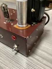 Tube Headphone Amplifier Custom Hand made, Including Headphones!