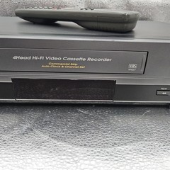 Toshiba W-627 4-Head Hi-Fi VHS VCR Video Cassette Recorder w/ Remote Tested