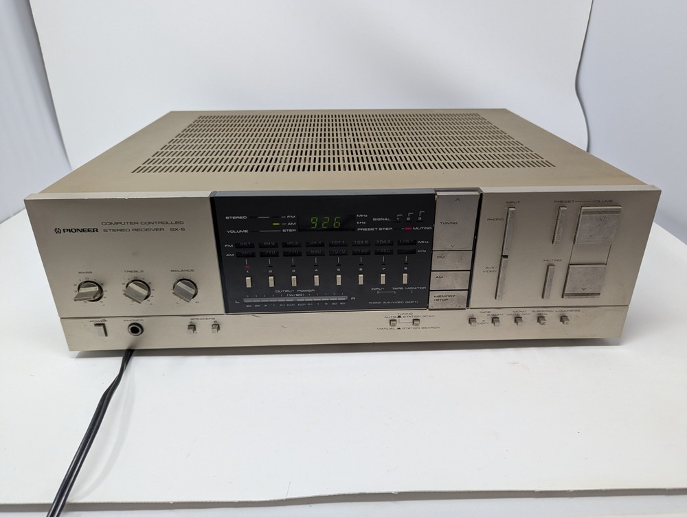 VTG Pioneer SX-6 Stereo Receiver HiFi 2 Channel Phono Audiophile Radio