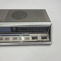 VTG GE General Electric 7-4663A ELECTRONIC TOUCH Alarm Clock Radio -WORKS!