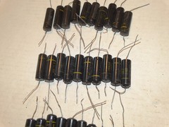 30 -Vintage Sprague Black Capacitor Pulls .1 400v*109P*#5