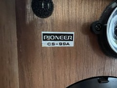 Pair Vintage 1970’s Pioneer CS-99A 5 -Way Wood Floor Lattice Speakers