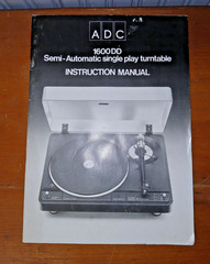 ADC 1600 DD DIRECT DRIVER PLAYER TURNTABLE – Tested – Works