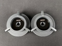 1 Pair Standard 1/4″ OTARI NAB Hub Adapters For Reel To Reel Tape Recorders