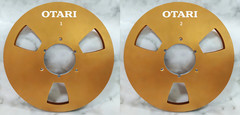 One Pair 10.5” silver OTARI Tape reel High Quality Aluminum Take Up Reel