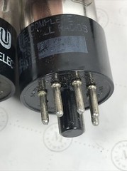 9 Vintage Tube Lot Zenith Has Tung-Sol Electronic NU Silvania GM USA 6146B