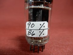 GE 5814A Black Plate Vacuum Tube Amplitrex Tested 90/86% Gm