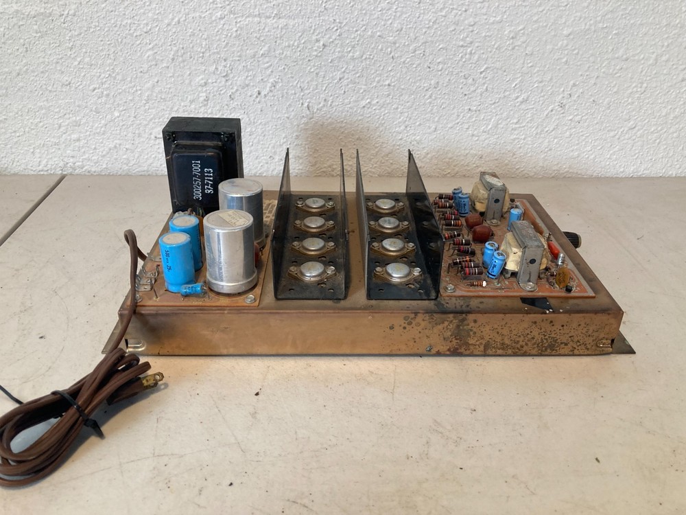 1960s Magnavox transistorized amplifier chassis Tube Amp Untested