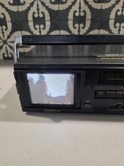 Vintage 1988 Goldstar/LG Viewmax GVT-9100M Portable VCR 5” Color Monitor WORKS