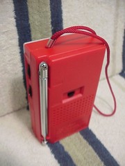 Panasonic RF-506 Red FM-AM Radio Repaired Works Excellent Vintage 1978
