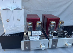 Triode TRV-M88SE KT88 Tube Monoblock Amplifiers Pair | XLR & RCA Inputs | Excell