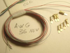 TONEARM WIRE SILVER PLATED COPPER 36 AWG 1 METER + 8 CLIPS , CAVO BRACCI 1METRO