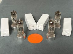 Quad of Beckman Holland 7062 Tubes – Amplitrex Tested – See Pics for Test Scores