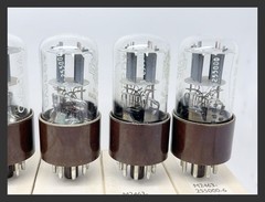 1 or more NOS Mullard CV569 ECC35 6SL7GT *was Sealed* RU3 Brown Base Vacuum Tube