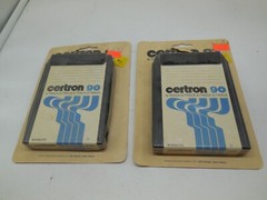 AU4 Vintage 8 Track Blank Tape 2 Original Package Unused Certron 90 Minute Tapes