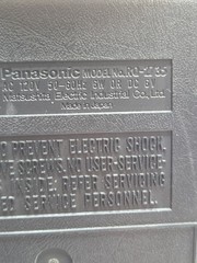Vintage Panasonic RQ-2735 SlimLine Cassette Tape Recorder – UNTESTED. SEE PICS