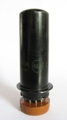 1940s Sylvania ‘Leaf’ 6L6 metal Power Amp Tube-Hickok 539B tests@ 5900, min:3300