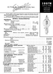 100TH High MU Triode by Eimac! A Modulator for the BC-610 series Transmitters