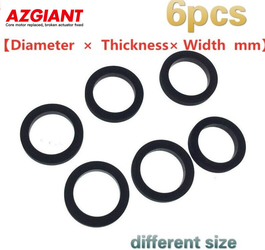 6pcs for Cassette Deck Recorder Tape Idle Wheel Belt Loop Idler Rubber Ring